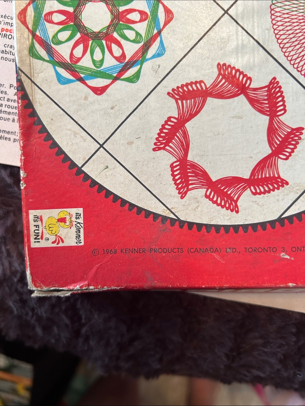 Kenner Spirograph Drawing Set – Red Pattern Designer 1968 - Picture 8 of 8